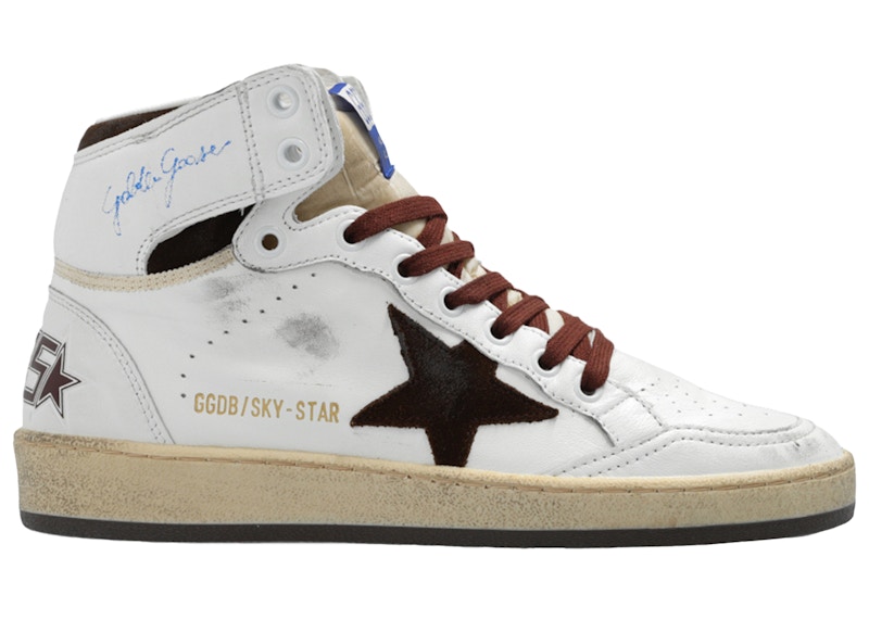 (Women) Golden Goose Sky-Star White Chocolate Suede GWF00230.F004005.11362