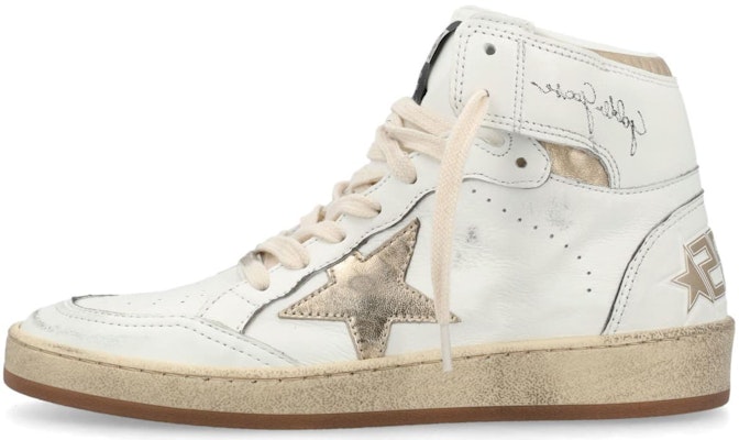 (Women) Golden Goose Sky-Star White Gold GWF00230.F004633.11522 Buy (Women) Golden Goose Sky-Star White Gold GWF00230.F004633.11522