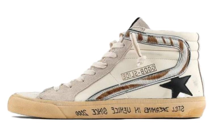 (Women) Golden Goose Slide 'Beige Distressed' GWF00488.F004128.15425