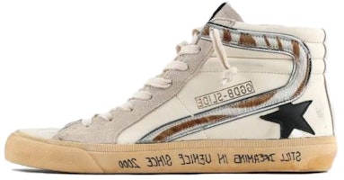 (Women) Golden Goose Slide 'Beige Distressed' GWF00488.F004128.15425 (Women) Golden Goose Slide 'Beige Distressed' GWF00488.F004128.15425