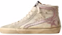 (W) Golden Goose Slide 'Beige Merah Jambu' GWF00115.F004053.82137