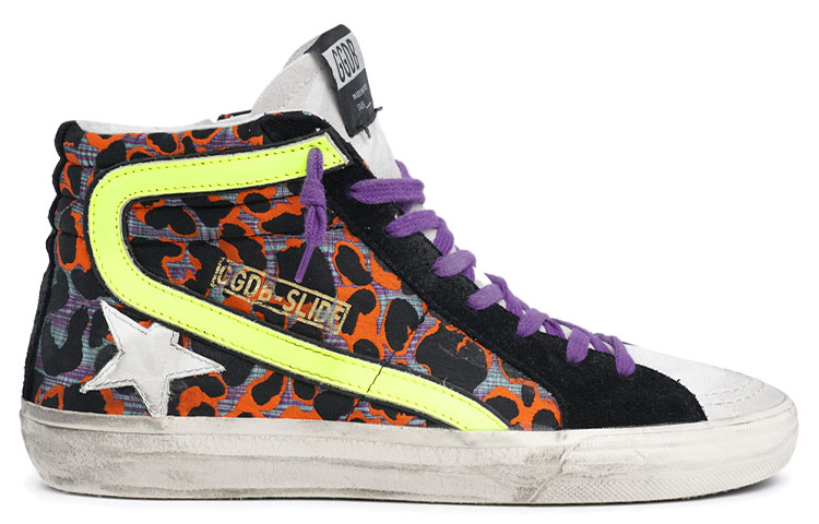 (W) Golden Goose Slide 'Black Orange Leopard' 圖 2