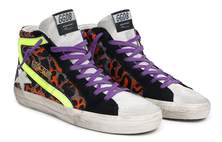(W) Golden Goose Slide 'Black Orange Leopard' 圖 3