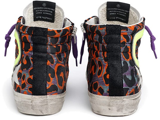 (Women) Golden Goose Slide 'Black Orange Leopard' GWF00115.F001386.80971 Shop (Women) Golden Goose Slide 'Black Orange Leopard' GWF00115.F001386.80971