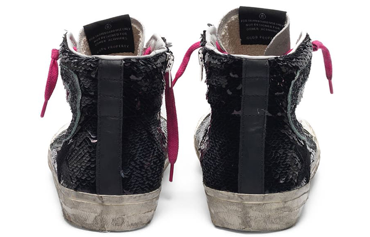 (W) Golden Goose Slide 'Black White Grey Tail' 圖 3