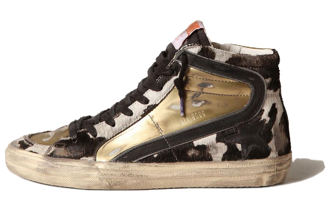 Buy (W) Golden Goose Slide 'Negro Blanco Bajo' GWF00525.F004411.82259