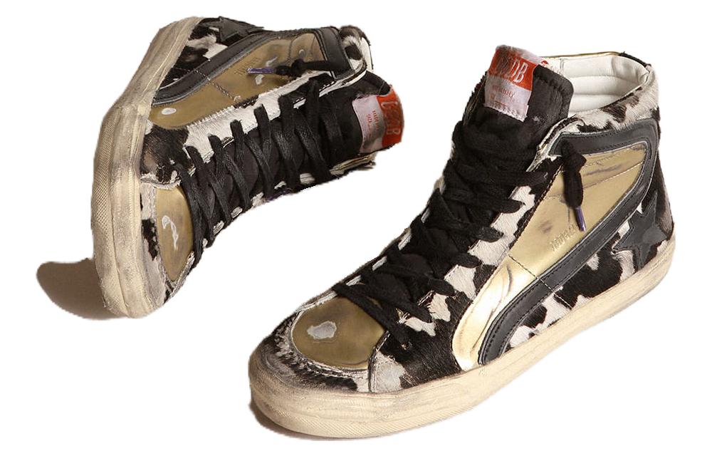 Lookbook (W) Golden Goose Slide 'Hitam Putih Rendah' GWF00525.F004411.82259