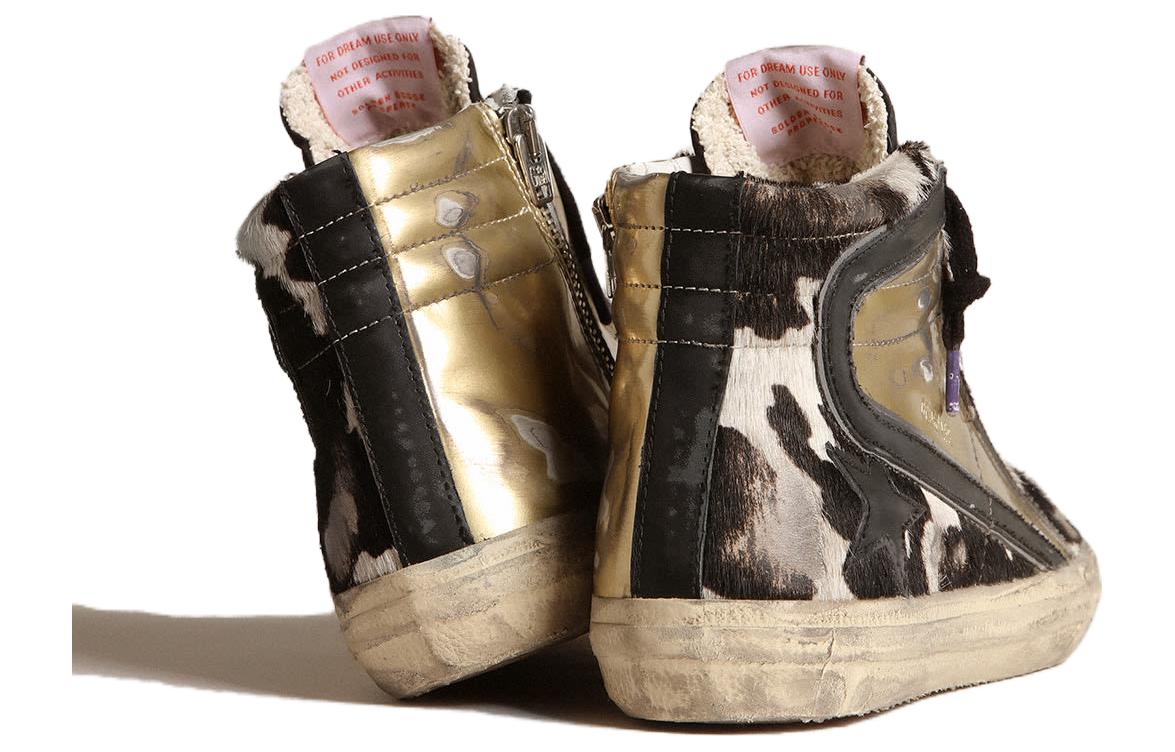 Shop (W) Golden Goose Slide 'Negro Blanco Bajo' GWF00525.F004411.82259