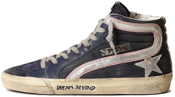 (Women) Golden Goose Slide 'Blue Nylon' GWF00115.F003369.50571 (Women) Golden Goose Slide 'Blue Nylon' GWF00115.F003369.50571