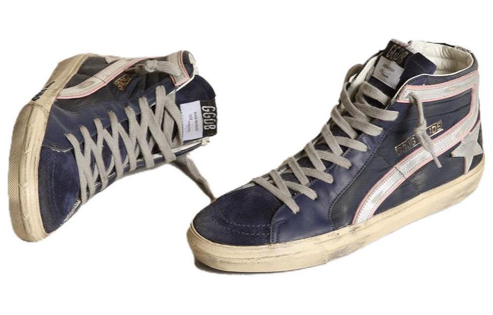 Lookbook (W) 골든구스 블루 나일론 슬라이드 (Golden Goose Blue Nylon Slide - shortened) GWF00115.F003369.50571