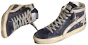 Lookbook (W) 골든구스 블루 나일론 슬라이드 (Golden Goose Blue Nylon Slide - shortened) GWF00115.F003369.50571