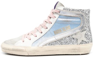 (Women) Golden Goose Slide 'Blue Sequin High-Top' GWF00116.F003232.81785 (Women) Golden Goose Slide 'Blue Sequin High-Top' GWF00116.F003232.81785