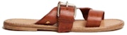 (W) Golden Goose Slide 'Coklat Buckle' GWF00323.F003006.55312
