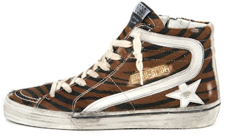 (Women) Golden Goose Slide 'Brown Zebra' GWF00115.F004184.82177 (Women) Golden Goose Slide 'Brown Zebra' GWF00115.F004184.82177