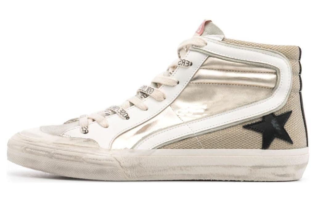 (Women) Golden Goose Slide 'Distressed Grey' GWF00286.F004708.82339