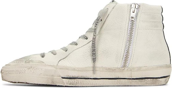 (W) ゴールデングース スライド (ダメージ加工ホワイトレザー) GWF00211.F003230.81784 Buy (W) ゴールデングース スライド (ダメージ加工ホワイトレザー) GWF00211.F003230.81784