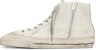 (W) Golden Goose Slide 'Kulit Putih Distressed' GWF00211.F003230.81784
