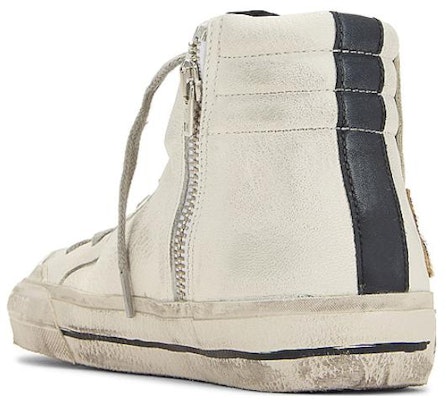 Golden Goose Slide 皮革 磨舊 時尚板鞋 女款 白色 Shop Golden Goose Slide 皮革 磨舊 時尚板鞋 女款 白色
