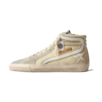 (W) Golden Goose Slide 'Grey Beige'