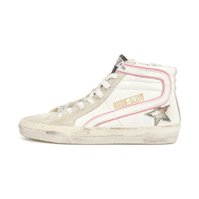 (W) Golden Goose Slide Sneaker Ice Camo 'White'