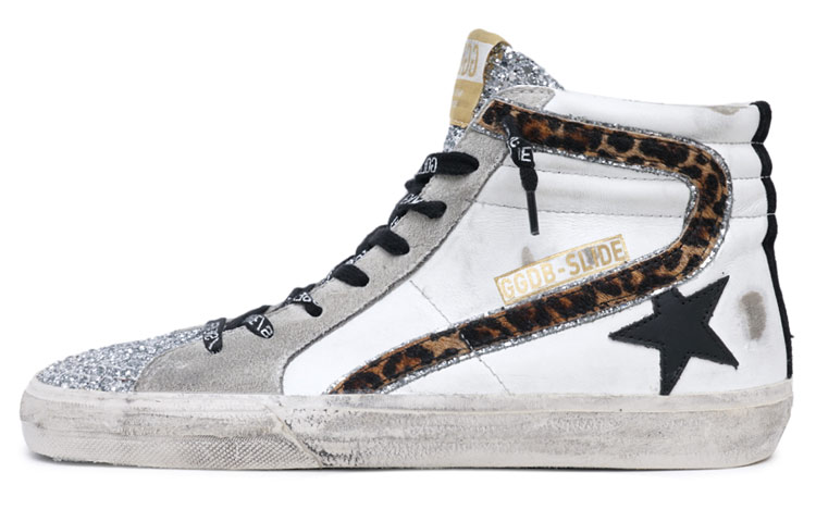 (Women) Golden Goose Slide 'Leopard' GWF00115.F000771.10299
