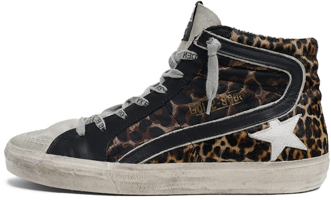 (Women) Golden Goose Slide 'Leopard Black Tail' G36WS595.A72 Buy (Women) Golden Goose Slide 'Leopard Black Tail' G36WS595.A72