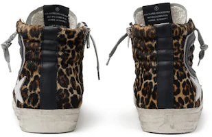 Lookbook (W) Golden Goose Slide ''Leopard Schwarz Schwanz'' G36WS595.A72