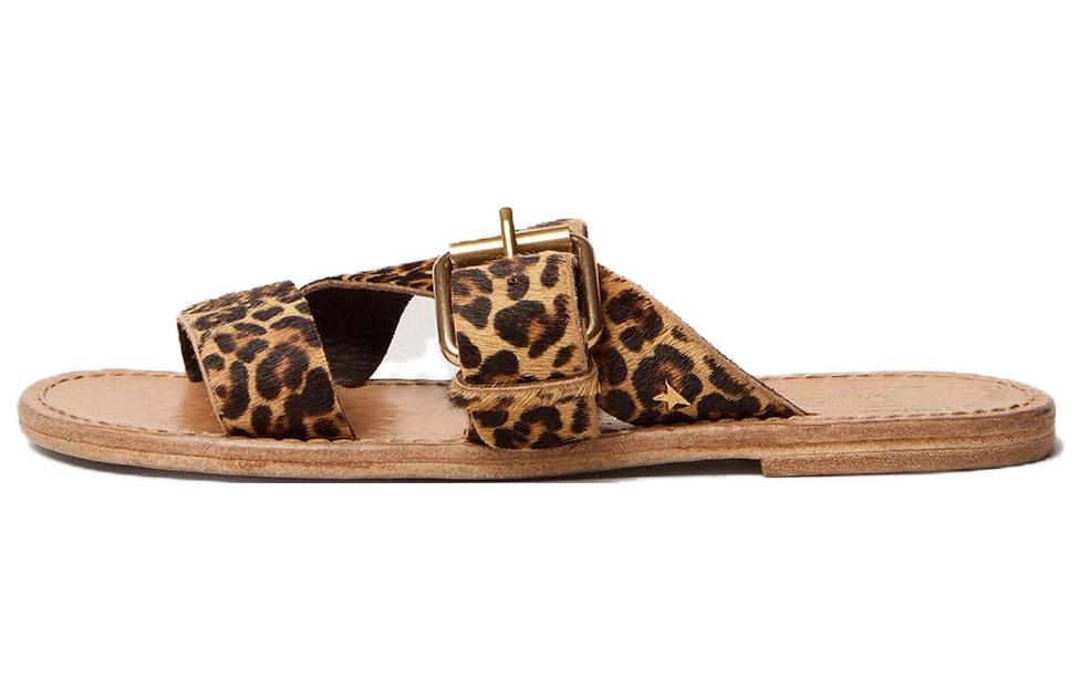 (Women) Golden Goose Slide 'Leopard Print' GWF00323.F003001.15335