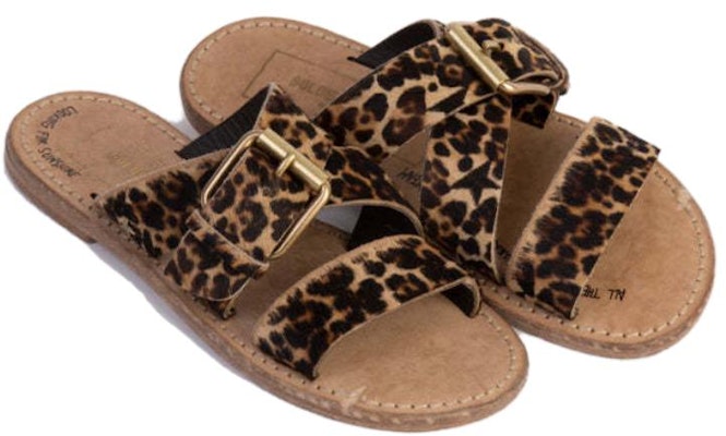 (W) Golden Goose Slide 'Cetakan Harimau Bintang' GWF00323.F003001.15335 Shop (W) Golden Goose Slide 'Cetakan Harimau Bintang' GWF00323.F003001.15335