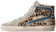 Buy (W) Golden Goose Slide 'Leopard Print High-Top' Kasut Tinggi Lelaki Perempuan. GWF00115.F003484.81835