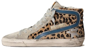 (Women) Golden Goose Slide 'Leopard Print High-Top' GWF00115.F003484.81835 (Women) Golden Goose Slide 'Leopard Print High-Top' GWF00115.F003484.81835