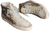 Lookbook (W) Golden Goose Slide 'Leopard Print High-Top' Kasut Tinggi Lelaki Perempuan. GWF00115.F003484.81835