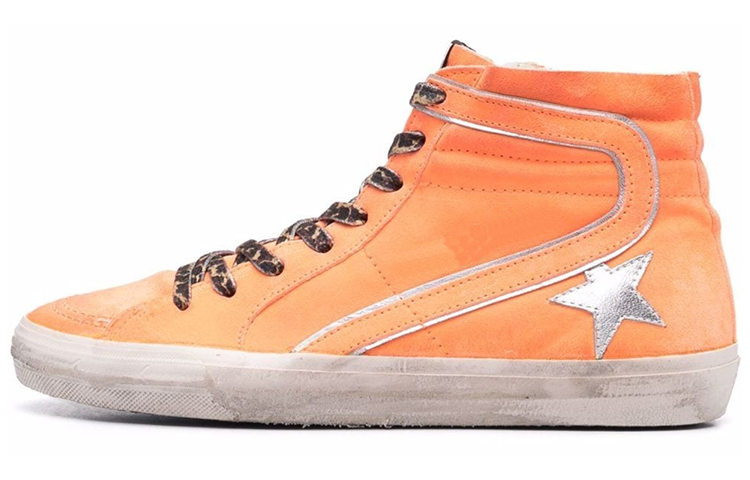 (Women) Golden Goose Slide 'Orange Fashion High-Top' GWF00115.F002712.30249
