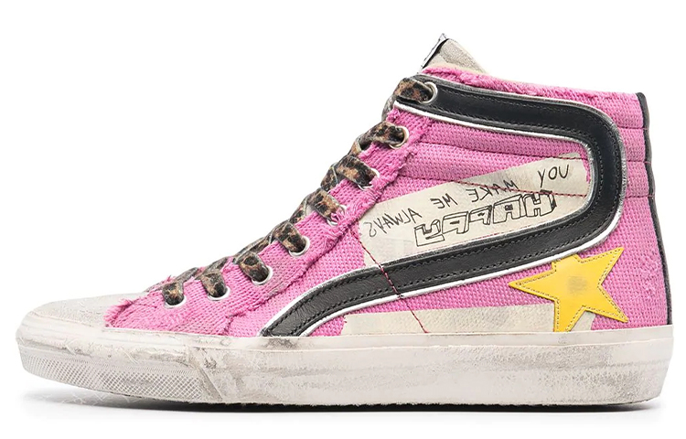 (Women) Golden Goose Slide 'Pink Canvas' GWF00115.F000259.25553