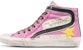 (W) Golden Goose Slide 'Kanvas Merah Jambu' GWF00115.F000259.25553