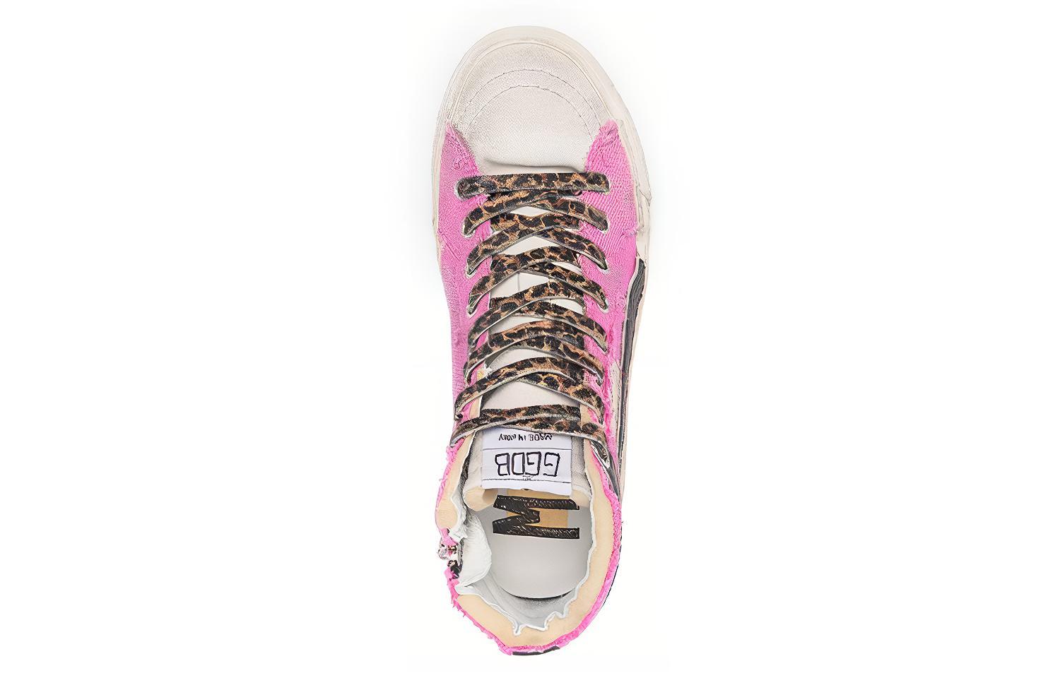 Shop (W) Golden Goose Slide 'Kanvas Merah Muda' GWF00115.F000259.25553