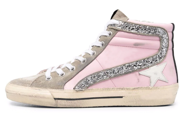 (Women) Golden Goose Slide 'Pink High-Top' GWF00115.F002453.81491