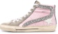 (W) Golden Goose Slide ‘Merah Jambu Tinggi’ GWF00115.F002453.81491