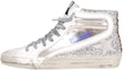 Buy (W) Golden Goose Slide 'Kulit Perak Tinggi-Atas' GWF00116.F001884.65147