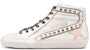 (W) Golden Goose Slide 'Putih Biru' GWF00211.F004711.11541