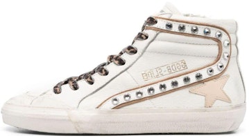 (Women) Golden Goose Slide 'White Blue' GWF00211.F004711.11541 (Women) Golden Goose Slide 'White Blue' GWF00211.F004711.11541