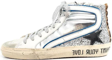 (Women) Golden Goose Slide 'White Calfskin' GWF00116.F002458.81494 (Women) Golden Goose Slide 'White Calfskin' GWF00116.F002458.81494