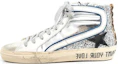 Buy (W) 金鹅Slide“白小牛皮” GWF00116.F002458.81494