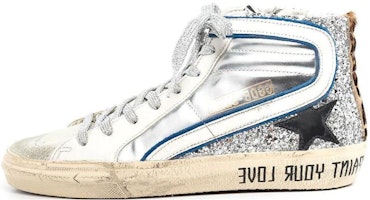 (Women) Golden Goose Slide 'White Calfskin' GWF00116.F002458.81494 (Women) Golden Goose Slide 'White Calfskin' GWF00116.F002458.81494