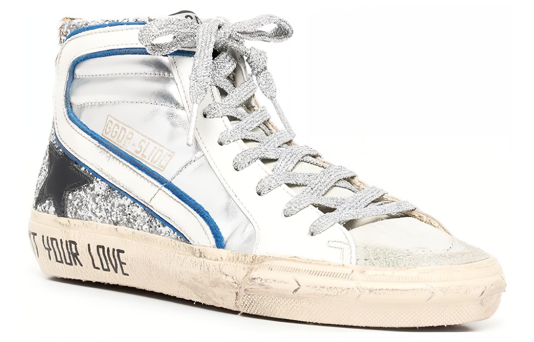 Lookbook (W) Golden Goose Slide 'Kulit Anak Lembu Putih' GWF00116.F002458.81494