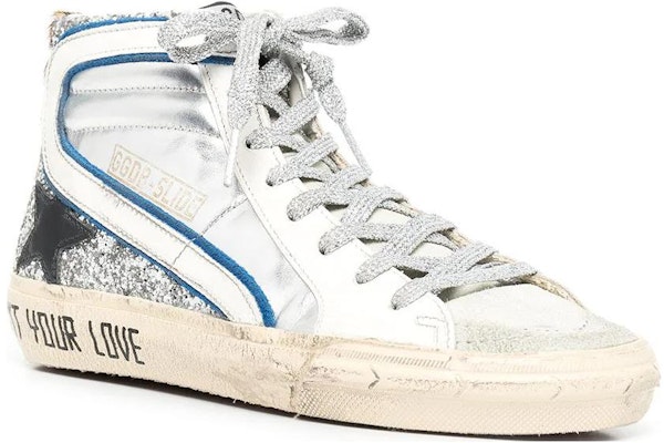 Golden Goose Slide 小牛皮 時尚舒適 高筒 板鞋 女款 白色 Lookbook Golden Goose Slide 小牛皮 時尚舒適 高筒 板鞋 女款 白色