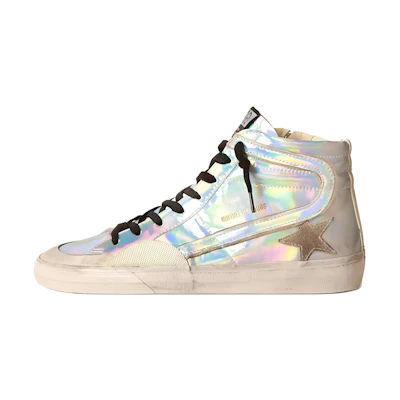 (W) Golden Goose Slide 'White Fashion Low-Top'