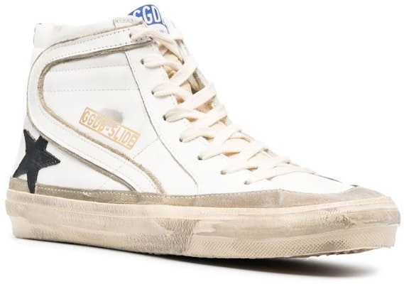 (Women) Golden Goose Slide 'White High-Top Fashion' GWF00369.F003259.11198 Order (Women) Golden Goose Slide 'White High-Top Fashion' GWF00369.F003259.11198
