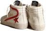 Shop (W) Golden Goose Slide 'Putih Merah Fesyen Tinggi Atas' GWF00211.F003411.10350