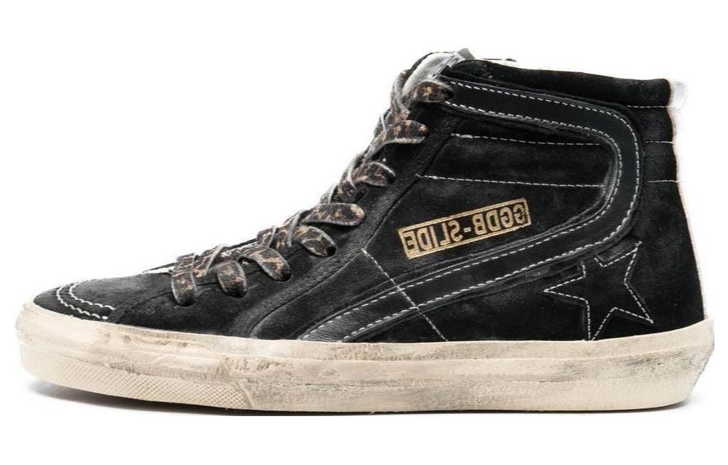 (Women) Golden Goose Slide High-Top 'Black Essentials' GWF00115.F004146.90179